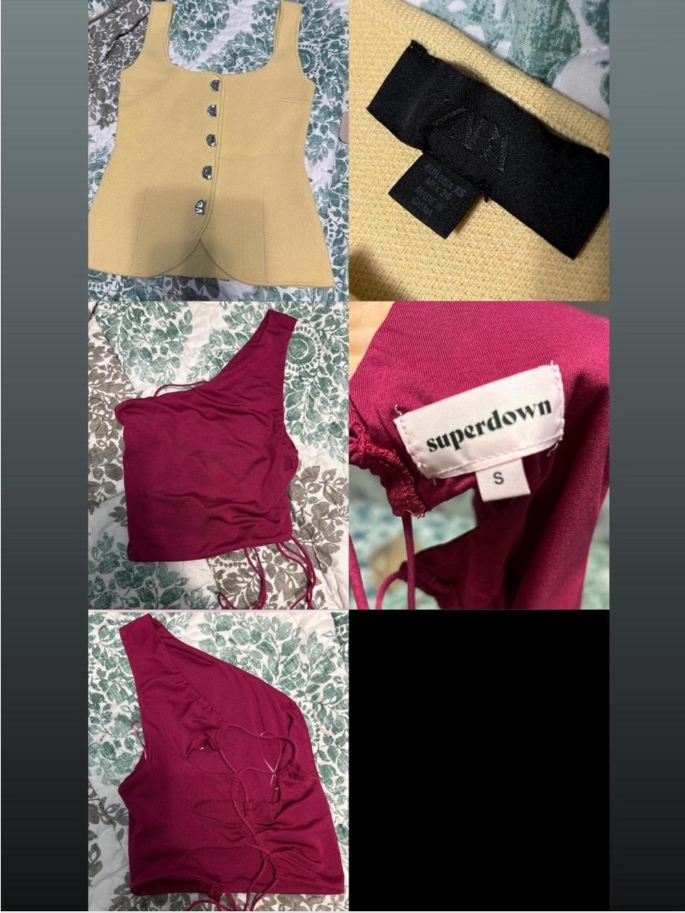 *BUNDLE* two going out tops perfect for summer and spring